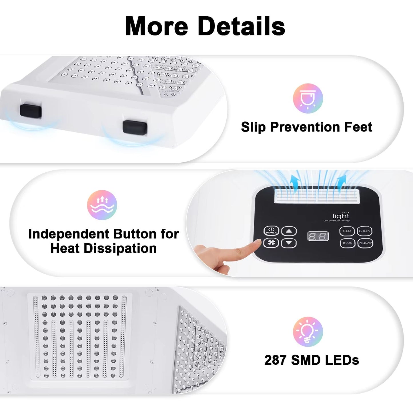 7Color LED Light Therapy Mask  Professional 7in1 Skin Care Beauty Device For Home  Spa 5
