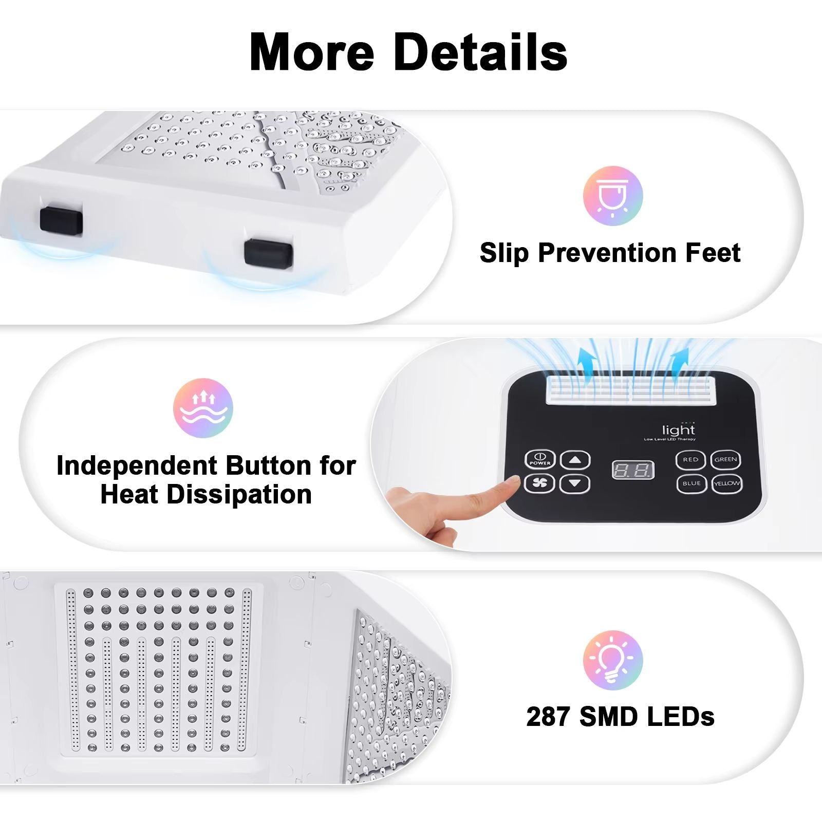 7Color LED Light Therapy Mask  Professional 7in1 Skin Care Beauty Device For Home  Spa 5