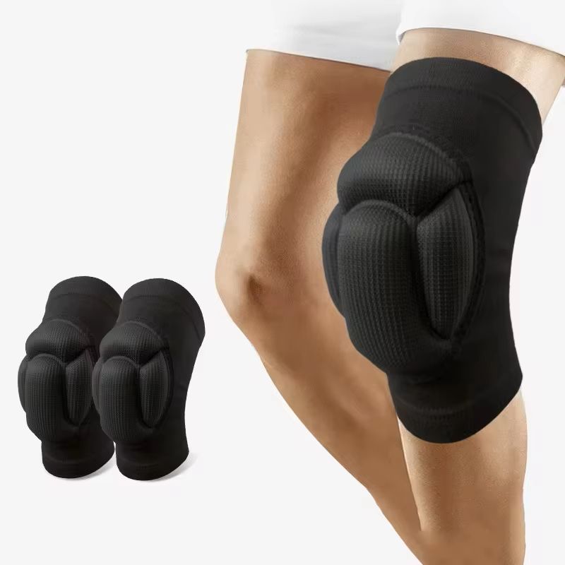Thickened Sports Knee Pads  NonSlip Fitness  Basketball Knee Support Brace For Men And Women 3
