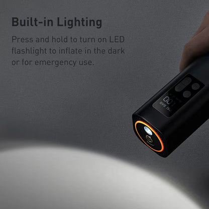Baseus Mini Car Air Compressor  12V 150PSI Portable Tire Inflator With Smart Digital Display 4