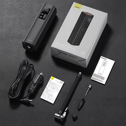 Baseus Mini Car Air Compressor  12V 150PSI Portable Tire Inflator With Smart Digital Display 6