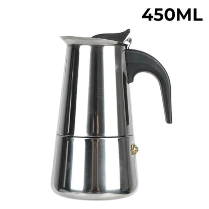 Mocha Coffee Pot  Italian Aluminum Octagonal Coffee  Tea Maker Portable Espresso Brewer 10