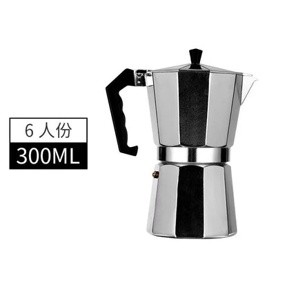 Mocha Coffee Pot  Italian Aluminum Octagonal Coffee  Tea Maker Portable Espresso Brewer 13