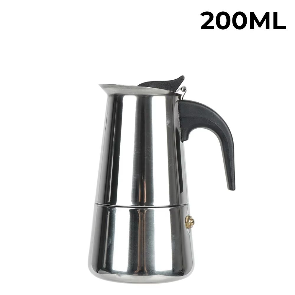 Mocha Coffee Pot  Italian Aluminum Octagonal Coffee  Tea Maker Portable Espresso Brewer 7