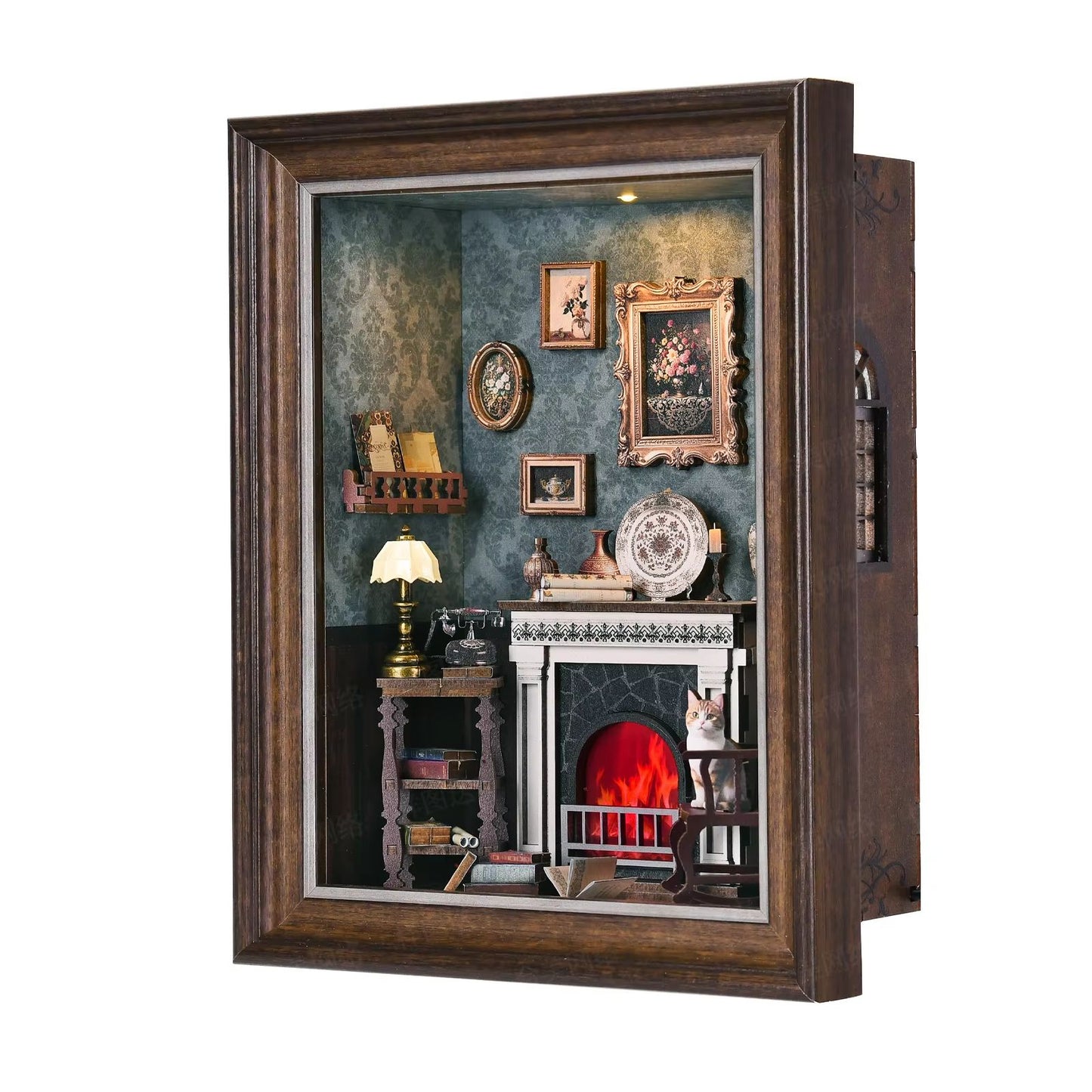 Doctor Who TARDIS Book Nook Kit  3D DIY Wooden Puzzle Bookshelf Insert  Handmade Model Decoration 8