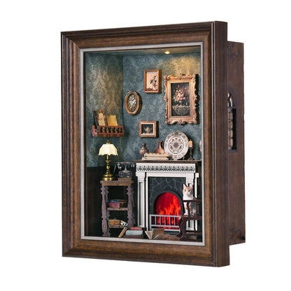 Doctor Who TARDIS Book Nook Kit  3D DIY Wooden Puzzle Bookshelf Insert  Handmade Model Decoration 8