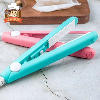 Mini Portable Heat Sealer For Food Bags  Handheld Vacuum Seal Clip 1