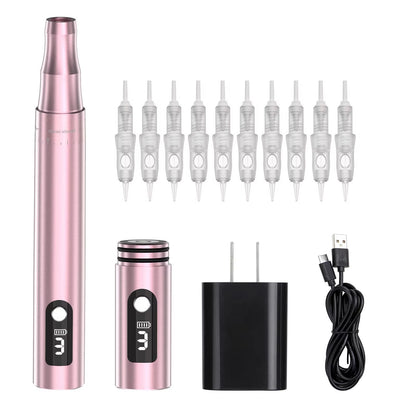 Stigma Wireless Tattoo Machine Kit  Professional Rotary Tattoo Pen With Power Supply  Needle Set Fo 26