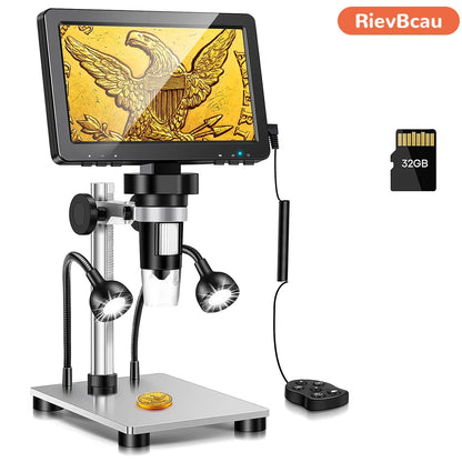 Digital Microscope 1200x Magnification With HD USB And LED Lights 1