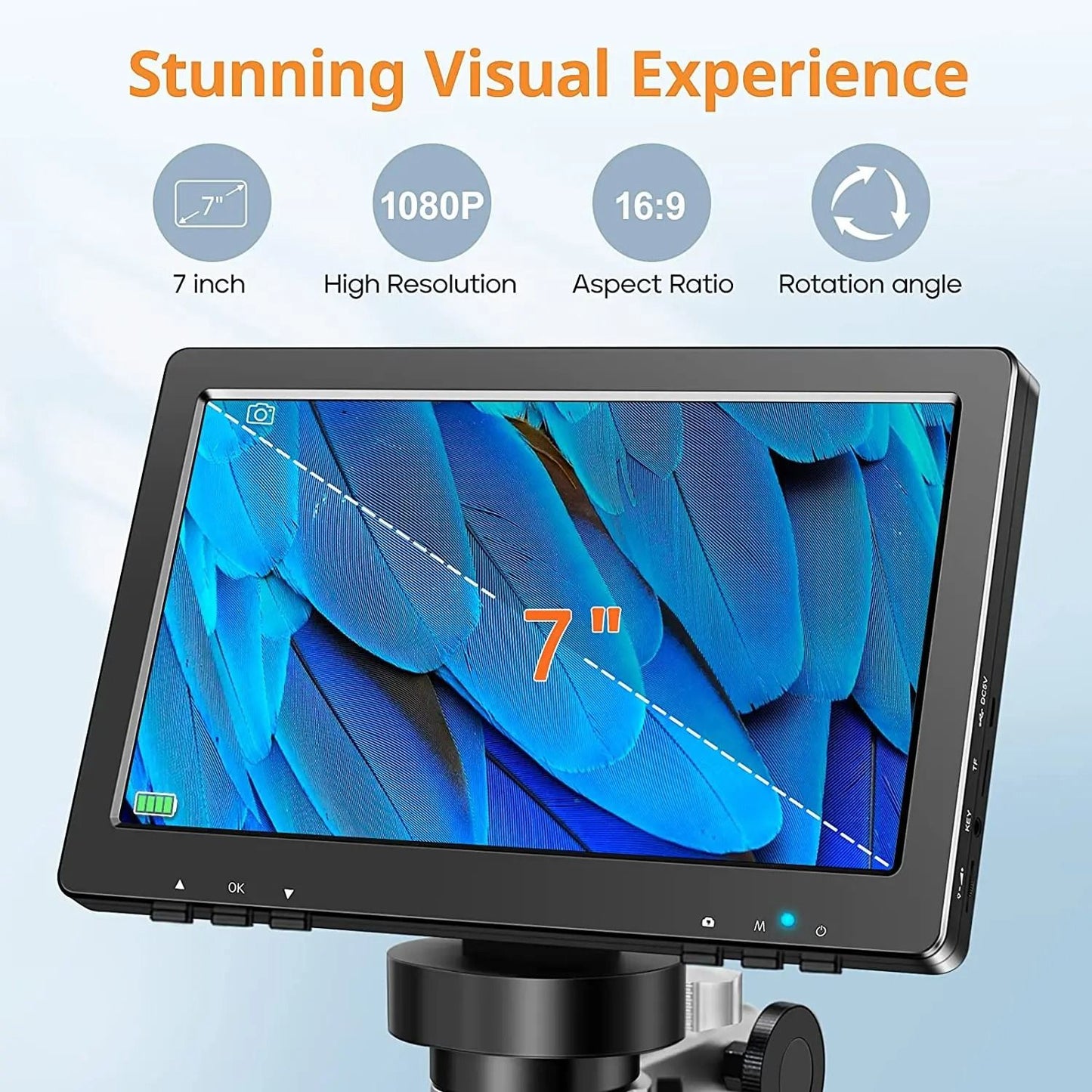Digital Microscope 1200x Magnification With HD USB And LED Lights 3