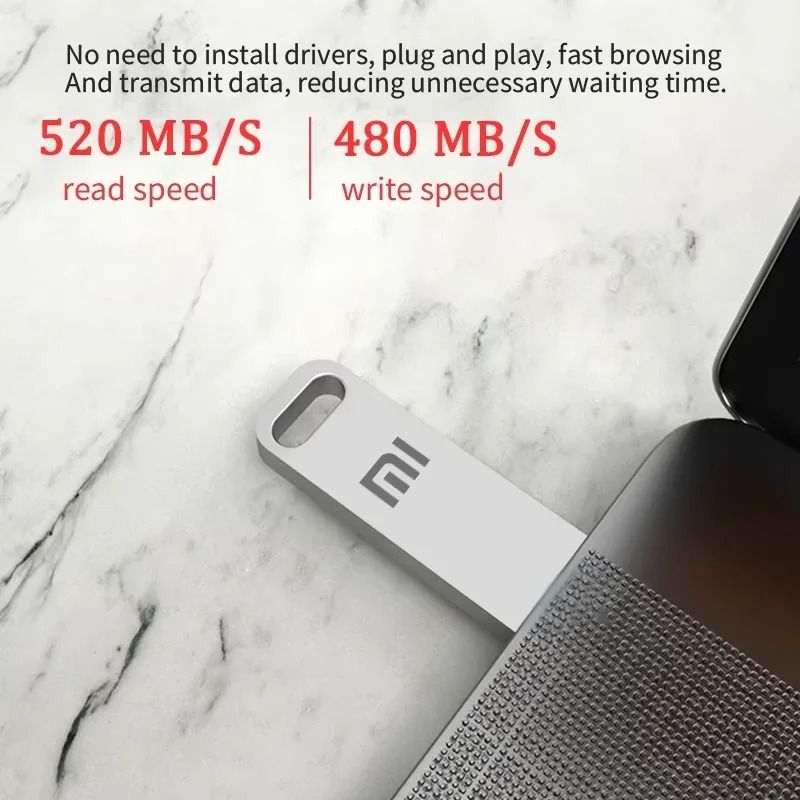 USB 32 Flash Drive Metal U Disk  Waterproof TypeC And USB Memory Stick 128GB2TB 1