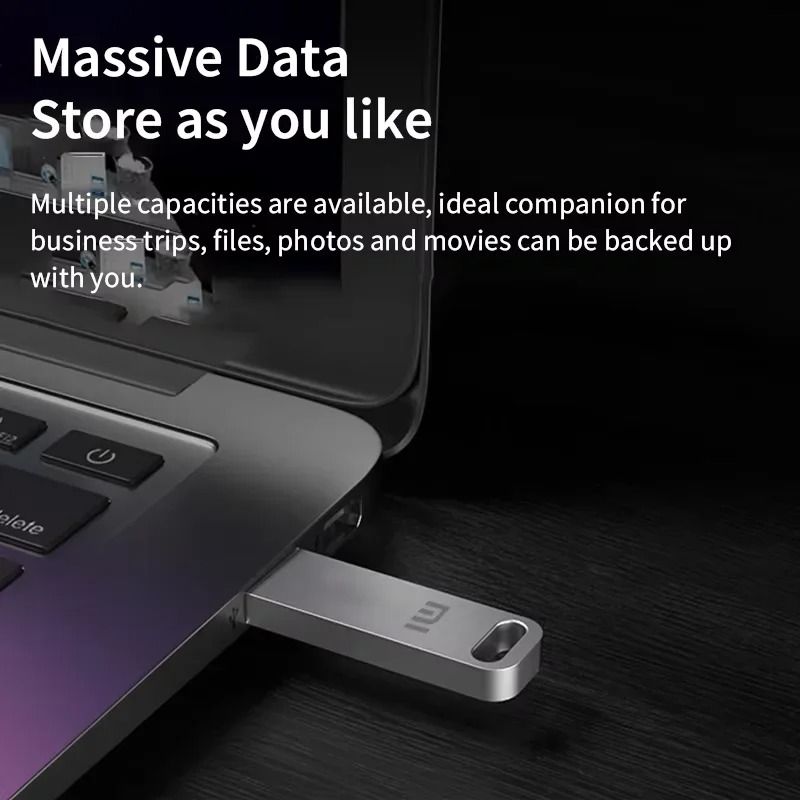 USB 32 Flash Drive Metal U Disk  Waterproof TypeC And USB Memory Stick 128GB2TB 2
