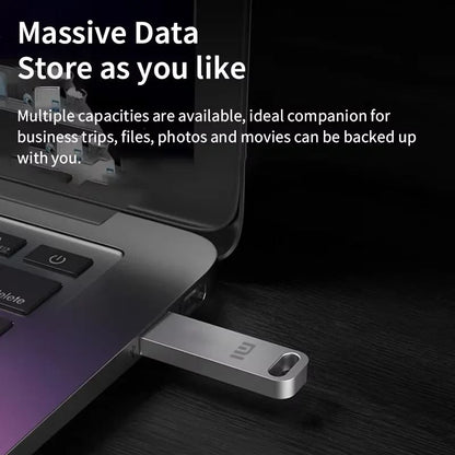 USB 32 Flash Drive Metal U Disk  Waterproof TypeC And USB Memory Stick 128GB2TB 2