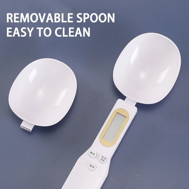 Digital Weighing Spoon Scale With LCD Display  Precision Kitchen Measuring Tool For Coffee Baking A 2