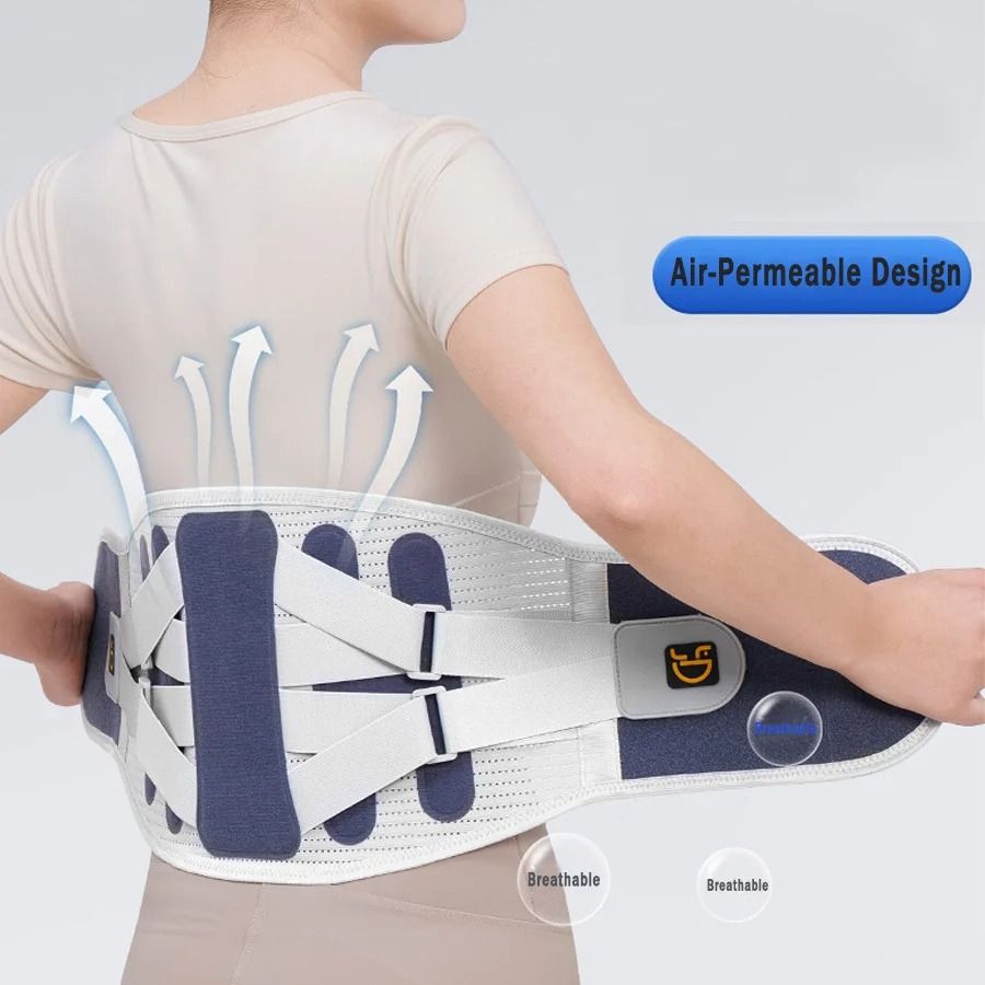Back Brace Support Belt For Lower Back Pain Relief Adjustable Waist Lumbar Support 1