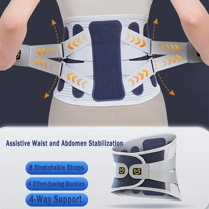 Back Brace Support Belt For Lower Back Pain Relief Adjustable Waist Lumbar Support 2
