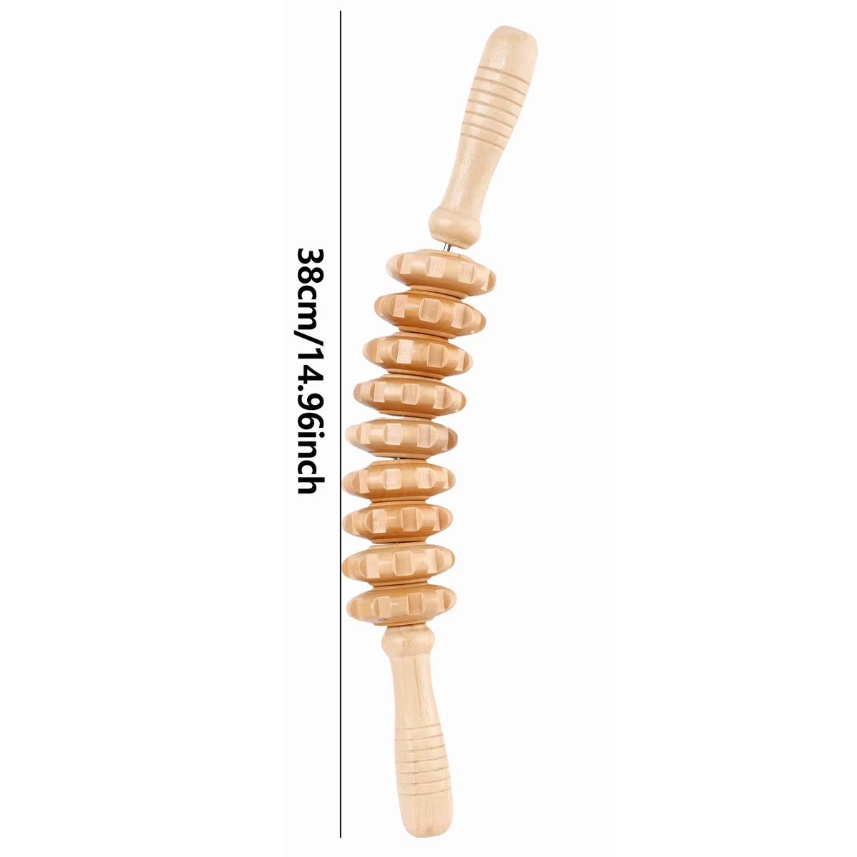 Wooden Therapy Massager Roller  Deep Tissue Fascia  Cellulite Relief Stick 2