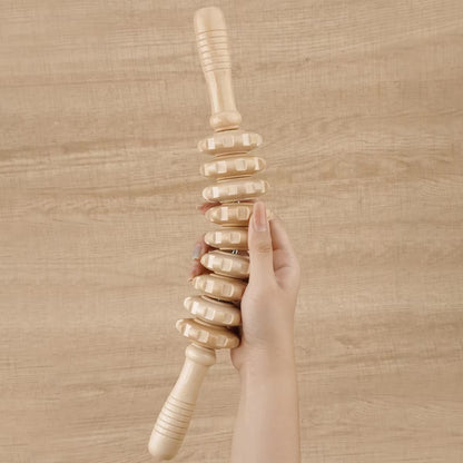 Wooden Therapy Massager Roller  Deep Tissue Fascia  Cellulite Relief Stick 3