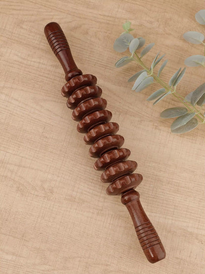 Wooden Therapy Massager Roller  Deep Tissue Fascia  Cellulite Relief Stick 10