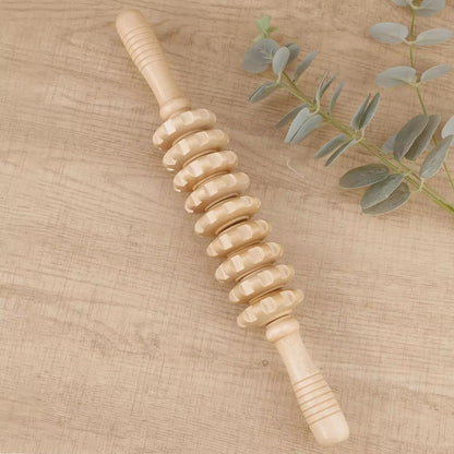 Wooden Therapy Massager Roller  Deep Tissue Fascia  Cellulite Relief Stick 6