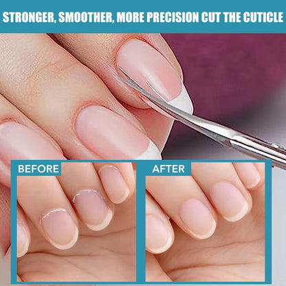 Precision Stainless Steel Cuticle Scissors  Dead Skin Remover  Russian Manicure Nail Scissors With  2