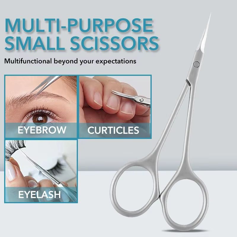 Precision Stainless Steel Cuticle Scissors  Dead Skin Remover  Russian Manicure Nail Scissors With  3