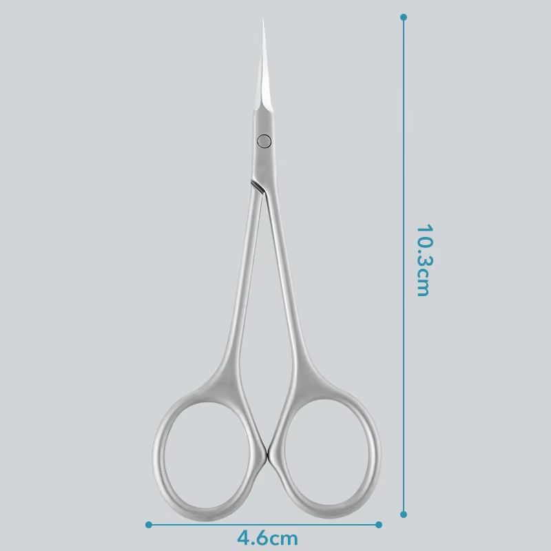 Precision Stainless Steel Cuticle Scissors  Dead Skin Remover  Russian Manicure Nail Scissors With  5