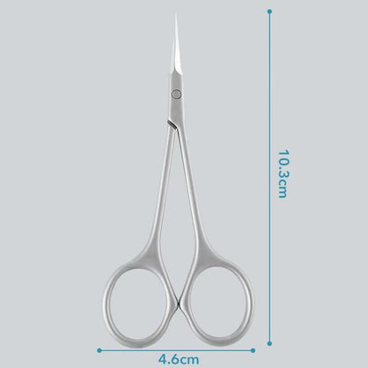 Precision Stainless Steel Cuticle Scissors  Dead Skin Remover  Russian Manicure Nail Scissors With  5