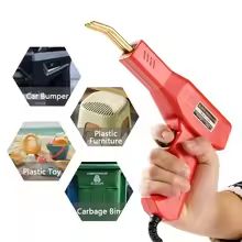 Plastic Welder Machine  Bumper Repair Soldering Gun With 4 Types Of Staples For Car Kayak  Plastic  2