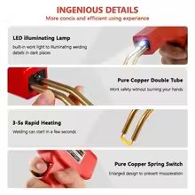 Plastic Welder Machine  Bumper Repair Soldering Gun With 4 Types Of Staples For Car Kayak  Plastic  4