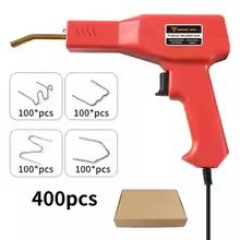 Plastic Welder Machine  Bumper Repair Soldering Gun With 4 Types Of Staples For Car Kayak  Plastic  7