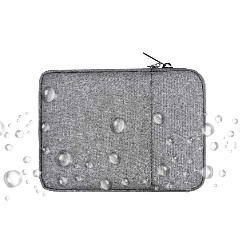 Shockproof Tablet Sleeve Carrying Case With Zipper Pockets 4