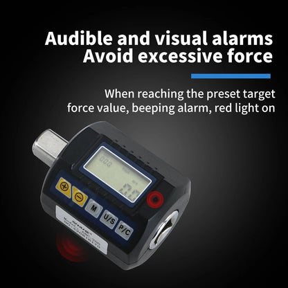Digital Torque Adapter With Multiple Drive Adapters For Car And Bike Repair 4