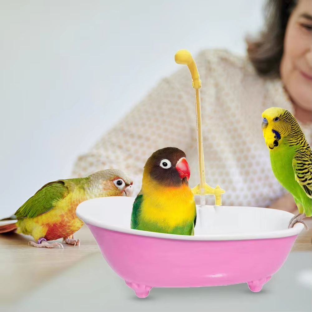 Automatic Bird Bath For Parrots  Intelligent SelfShower Cage Accessory With Water Circulation Syste 1