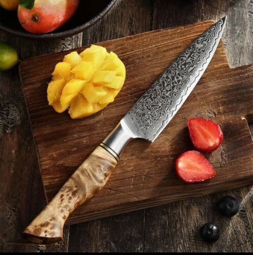 Custom Handmade Damascus Steel 7pcs Professional Chef Knife Set With Leather Bag  Kitchen  Culinary 2