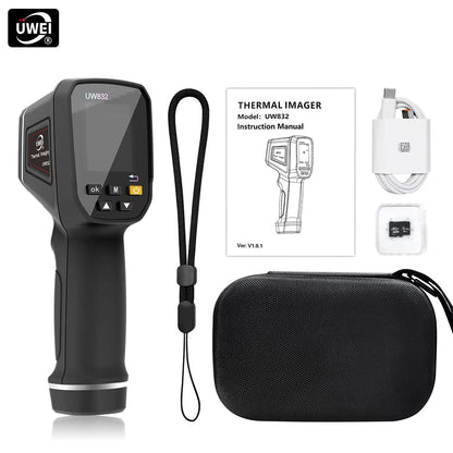 UWEI Infrared Thermal Imaging Camera – Handheld Thermal Imager with Color Display, USB Recharge & 8GB Storage