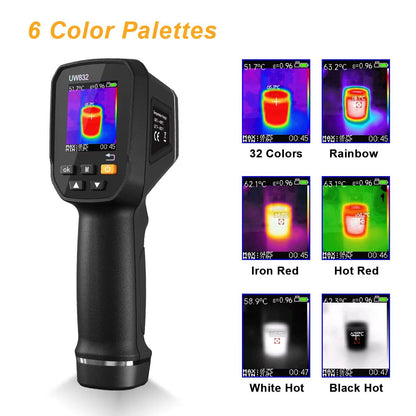 UWEI Infrared Thermal Imaging Camera  Handheld Thermal Imager With Color Display USB Recharge  8GB  1