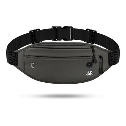 LOOGDEEL Waterproof Running Fanny Pack  Lightweight Double Zipper Belt Bag For Phone Keys  Essentia 9