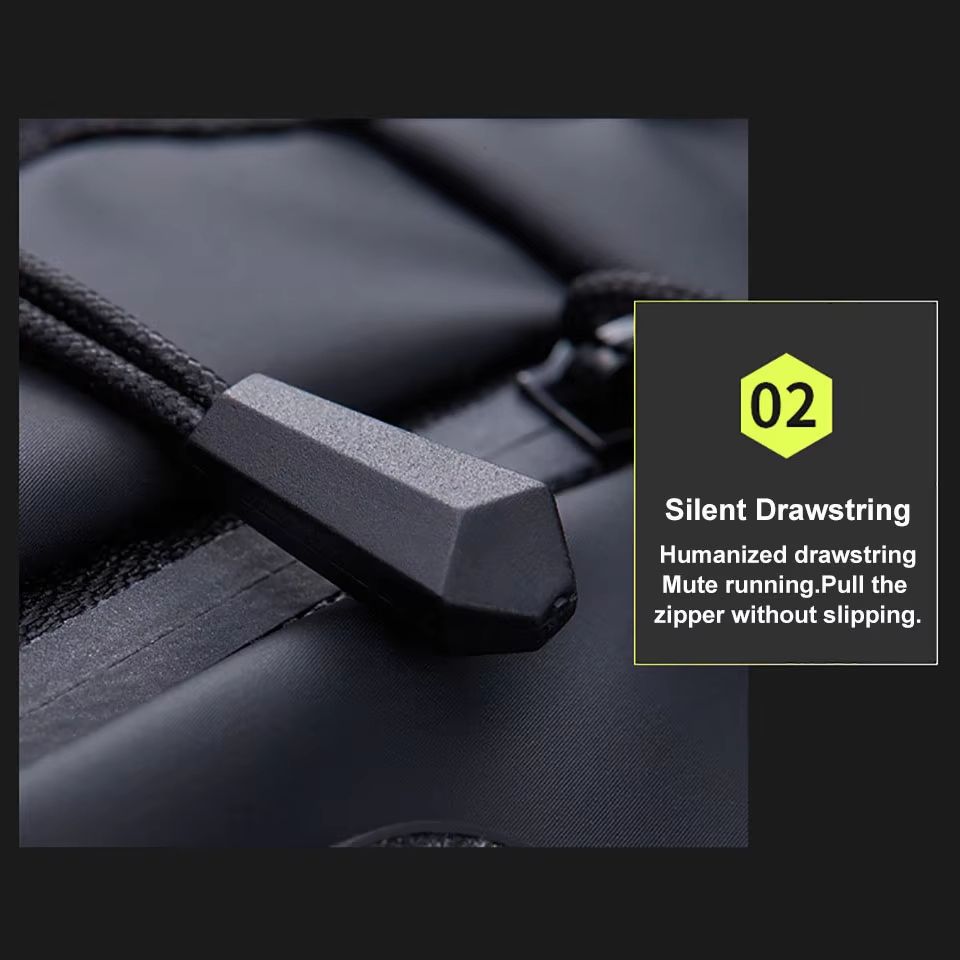 LOOGDEEL Waterproof Running Fanny Pack  Lightweight Double Zipper Belt Bag For Phone Keys  Essentia 4