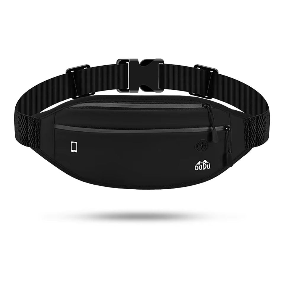 LOOGDEEL Waterproof Running Fanny Pack  Lightweight Double Zipper Belt Bag For Phone Keys  Essentia 7