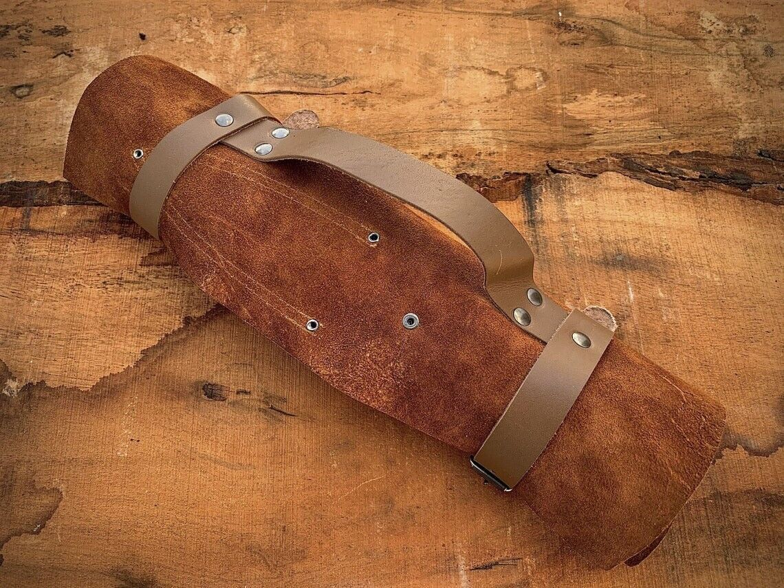 Authentic Forged Damascus Steel Chef Knife Collection With Wooden Handles 2