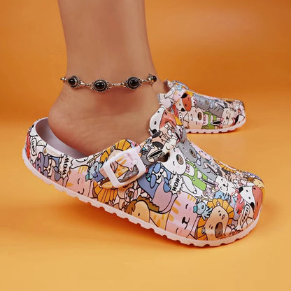 Women Flat Indoor Slippers With Soft EVA Soles And Adjustable Strap 6