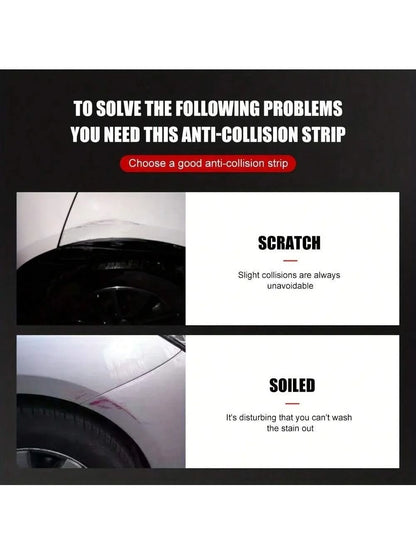Wheel Eyebrow AntiCollision Strips Carbon Fiber Decorative AntiScratch Stickers 1