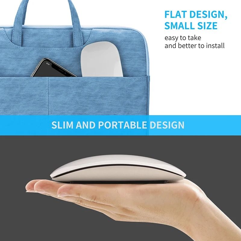 Wireless Bluetooth Magic Computer Mouse Dual Mode Silent Rechargeable Touch Slim Ergonomic Mouse 3