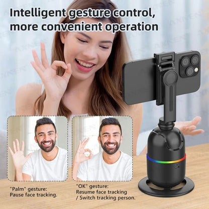 Smart Auto Face Tracking Gimbal with 360 Rotation for Smartphone and Camera