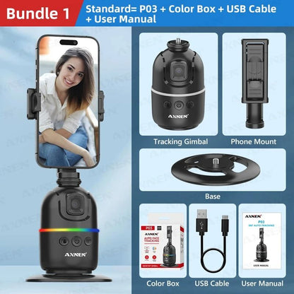 Smart Auto Face Tracking Gimbal With 360 Rotation For Smartphone And Camera 5
