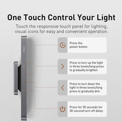 Rechargeable Magnetic LED Desk And Cabinet Lamp 4
