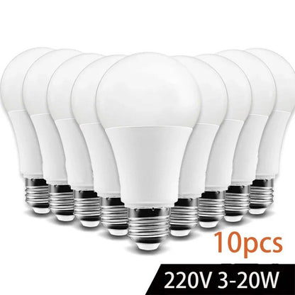 Energy Saving LED Bulb Lamps – E27 and E14 Base Options