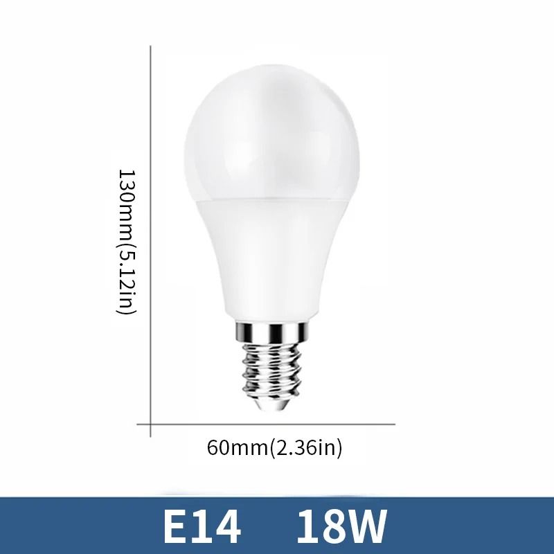 Energy Saving LED Bulb Lamps  E27 And E14 Base Options 18