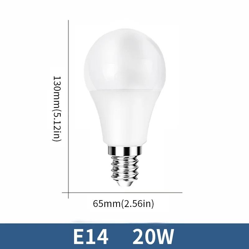 Energy Saving LED Bulb Lamps  E27 And E14 Base Options 19